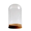 72 x Glass Dome Cover Cloche Bell Jar With Round Cork Base Table Garden Wedding DIY Display Case D5X H10cm 6