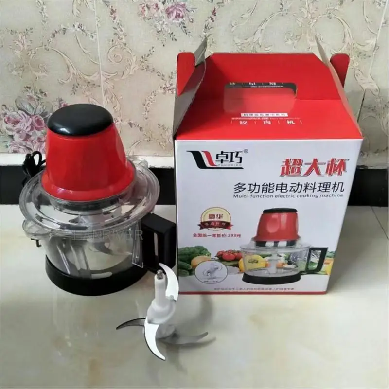 3L Powerful Meat Grinder Spice Garlic Vegetable Chopper Electric Automatic Mincing Machine Household Grinder Food Processor 3