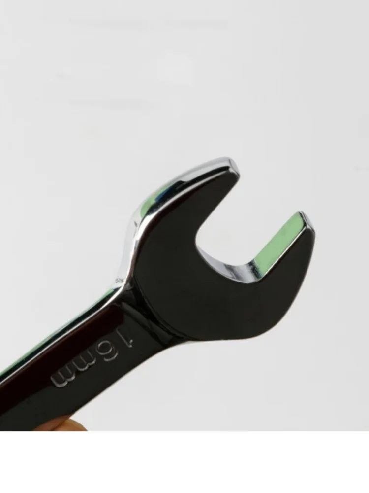 1 Stücke 6-19mm 72 Zahn Kurzgriff Ratsche Steckschlüssel CRV Schnell Öffnen Reversible Kombination Stubby Spanner Auto Reparatur Werkzeuge – Detail 3