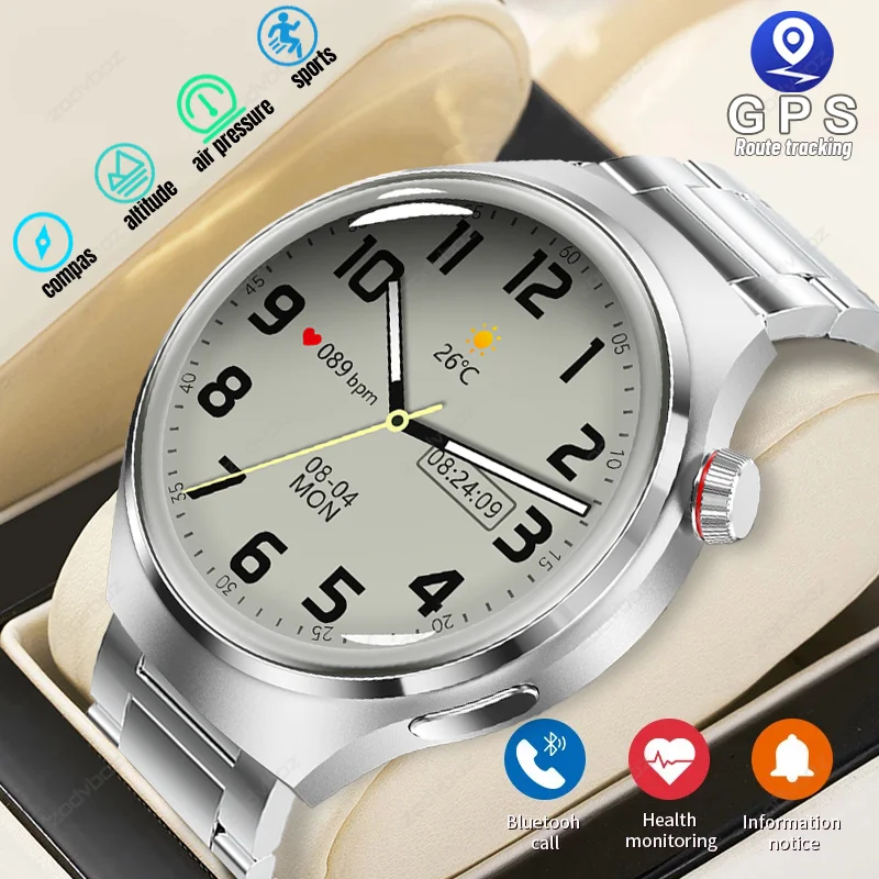 

Новинка 2023, умные часы, мужские часы HD с голосовым вызовом, спортивные часы с компасом, GPS-трекером, водонепроницаемые умные часы для Xiaomi, Huawei, GT4 Pro