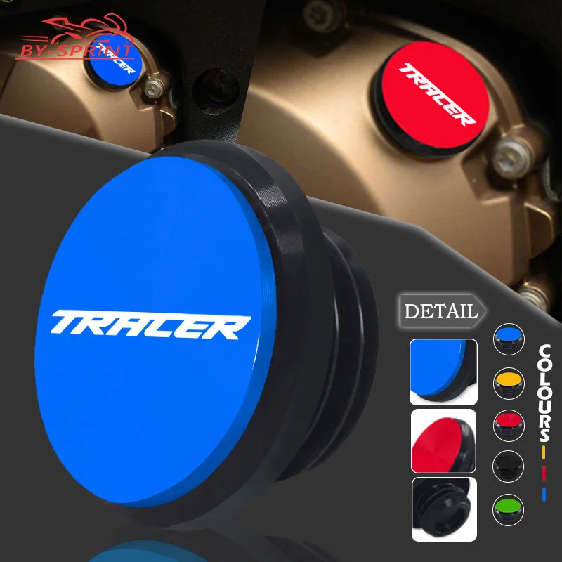 

NEW Motorcycle Accessories For Yamaha Tacer900 900GT TRACER 9 9GT 2018-2021 2022 2023 Engine Oil Cap Bolt Screw Cover M20*2.5