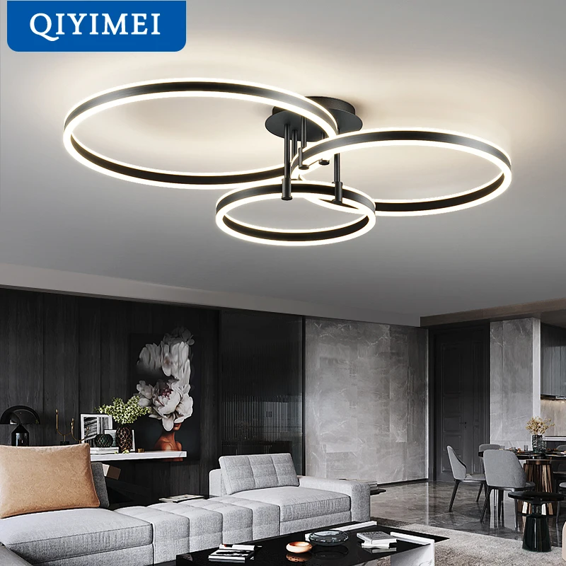 LED Acrylic Chandeliers for Living Room Bedroom Up and down Luminous Lights