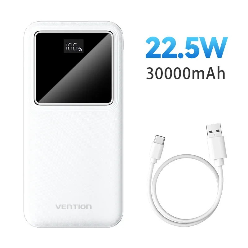 30000mAh White
