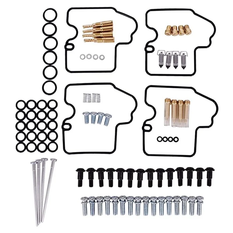 Carburetor Repair Rebuild Kit Gaskets Jets Fits for Yamaha YZF R6 600 1999 2000 2001 2002 Carb