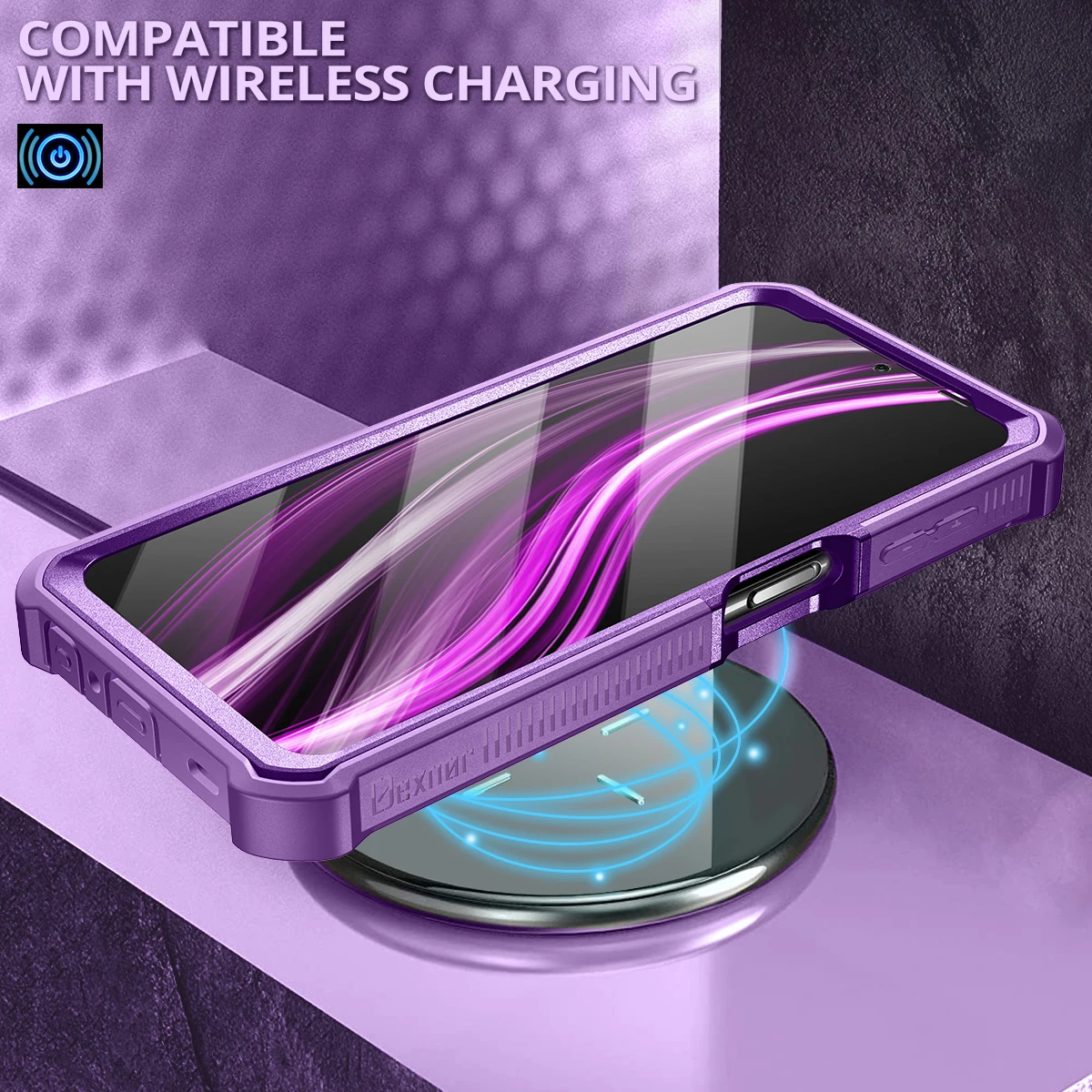 Dexnor para Samsung Galaxy A32 5g Case de Corpo Inteiro Pára-choques Militar Classe Armadura à Prova de Choque Case Duro com Built-in Protetor de Tela - Image 6