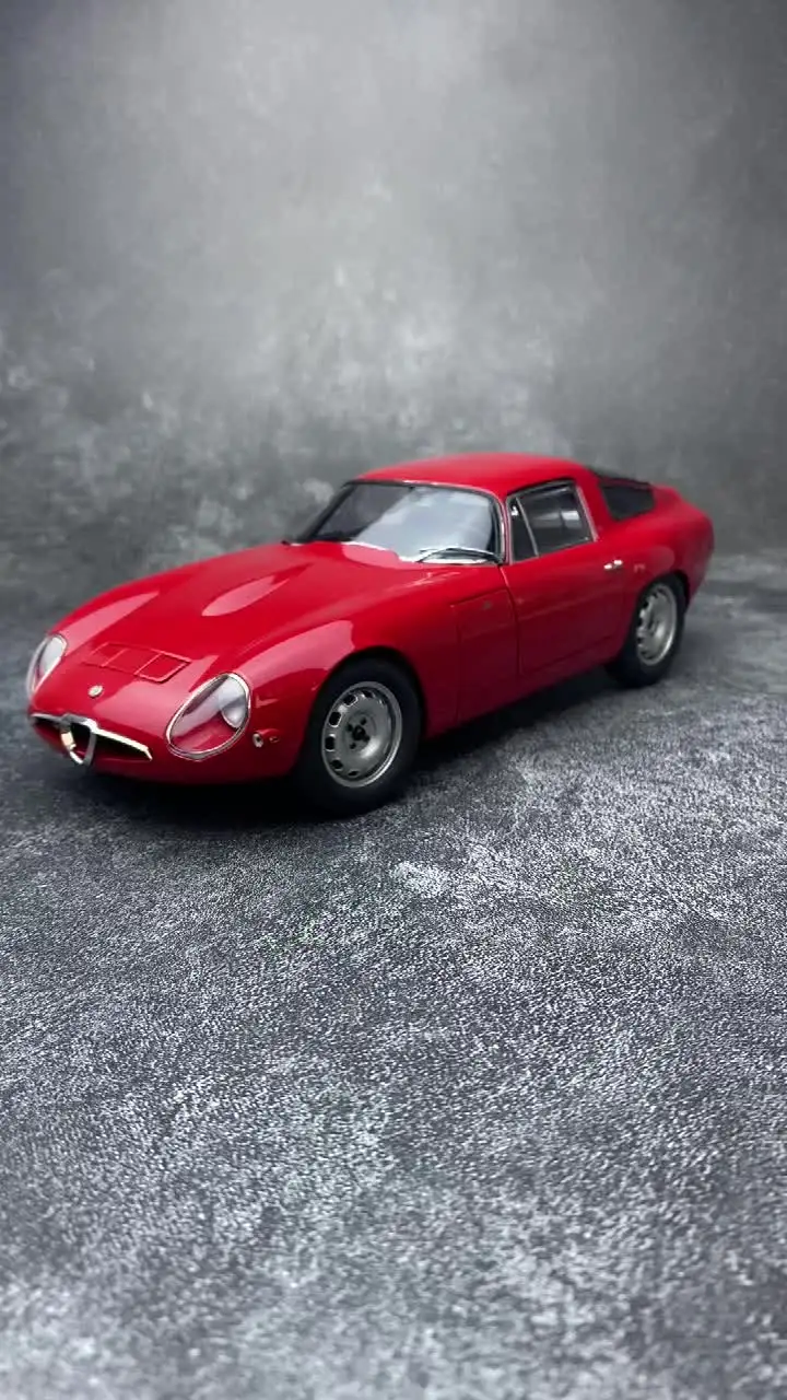 オートアート-アルファロメオtz 1963クラシックカースタティックモデル