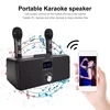 30W high-power SDRD  309 household KTV equipped with wireless microphone dual person duet Bluetooth speaker all-in-one machine 2