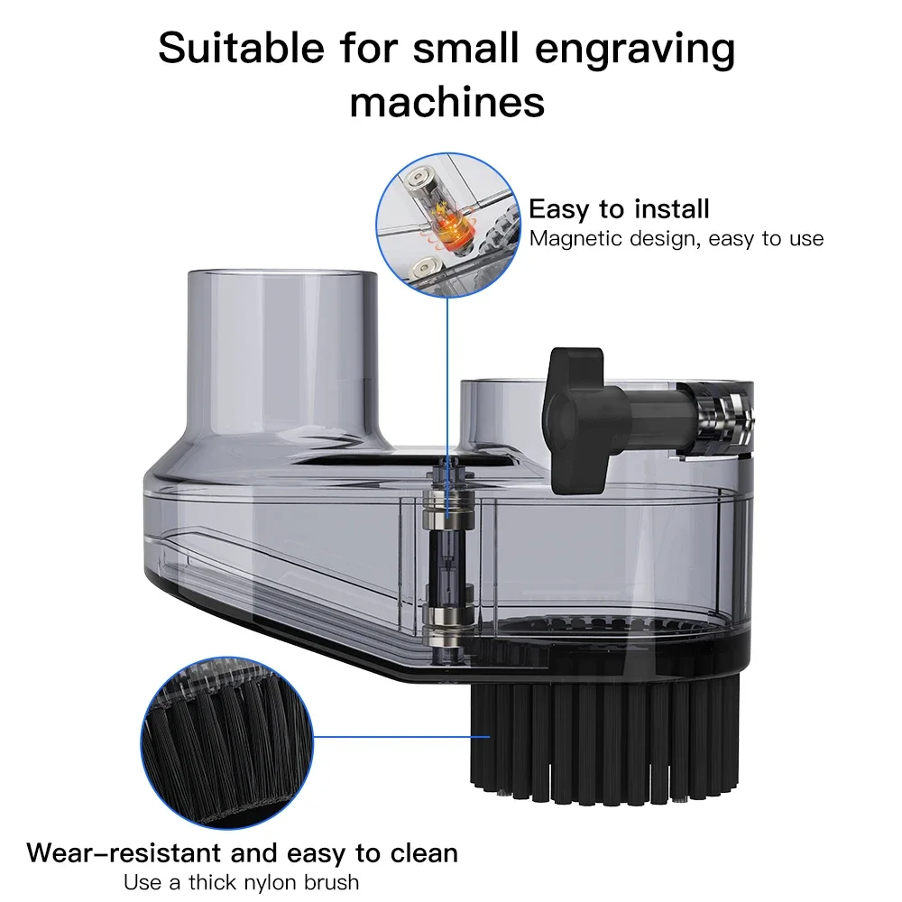 52MM 45MM CNC Router Dust Cover Dust Shoe Spindle Brush for 775 Spindle Motors CNC 3018 Pro 3020 4540 Series Engraving Machine cnc machine dust cover