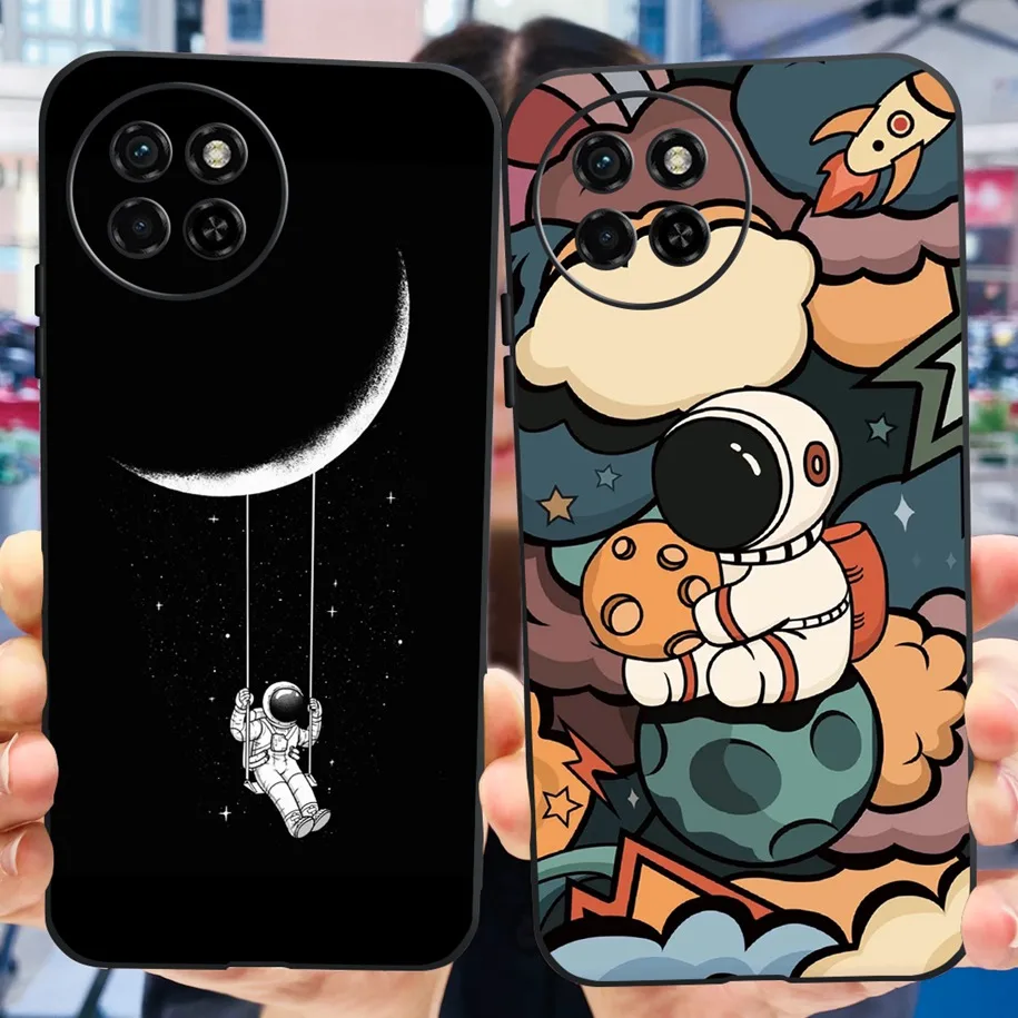 Cute Astronaut Shockproof Soft Silicone Protector Cover in 2023
