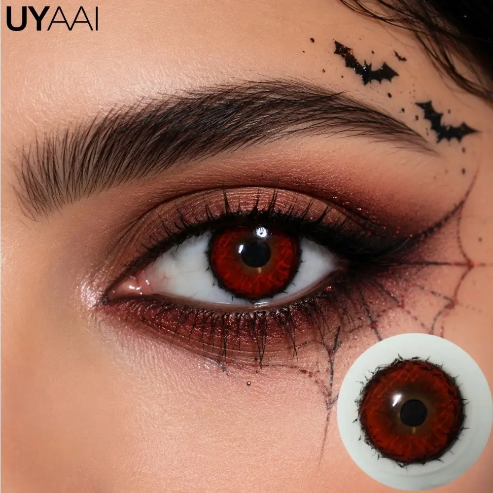 Vibrant Halloween Anime Cosplay Contact Lenses – Multicolored Edition (2-pack)