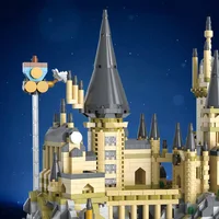 New Stone Magic Castle Creative Harrys School Set City DIY Model Building Blocks Bricks Toys For Children Adult Gift 2