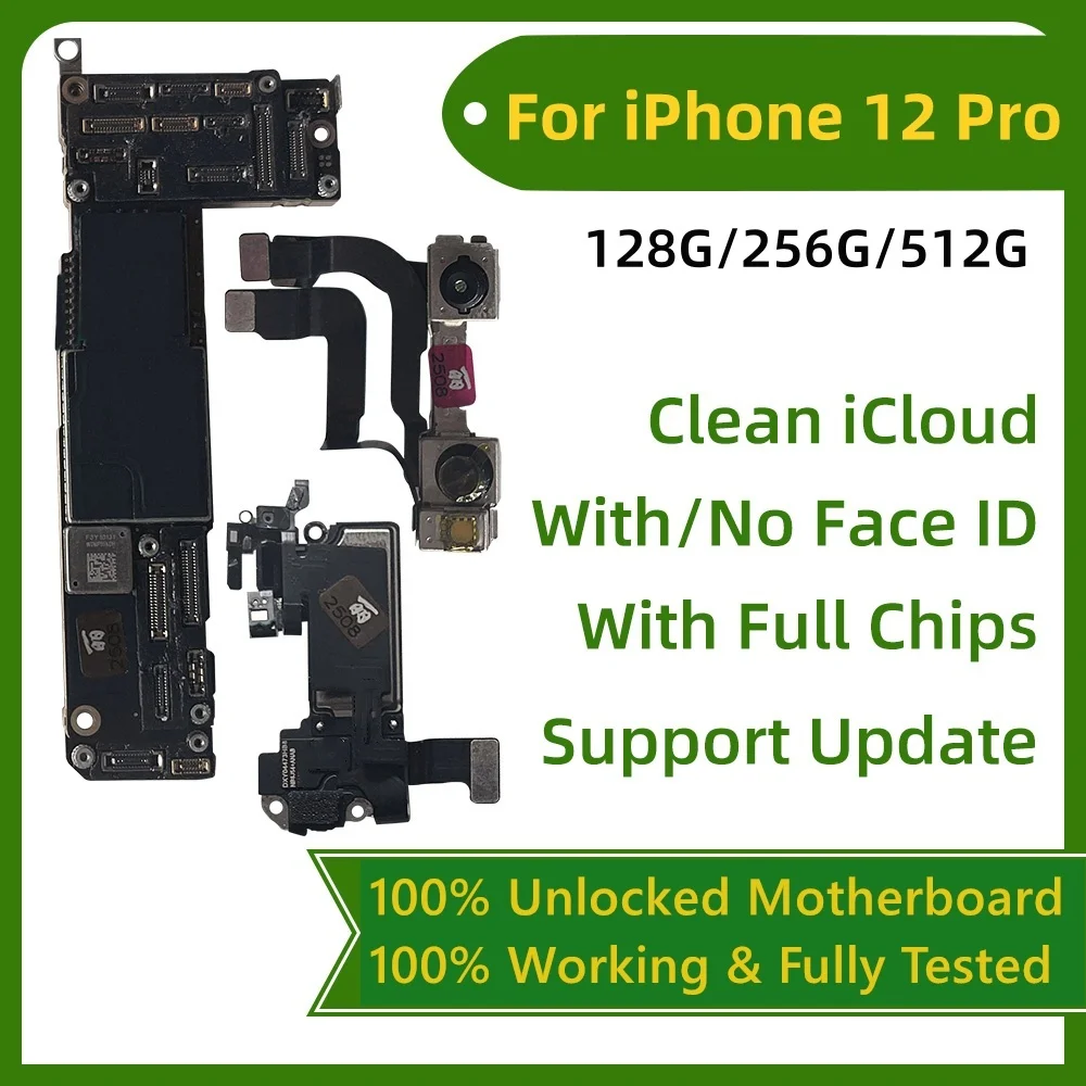 Carte Mère IPhone 12 Pro Max 256 Go - Bloquée ICloud, Pour Pièces