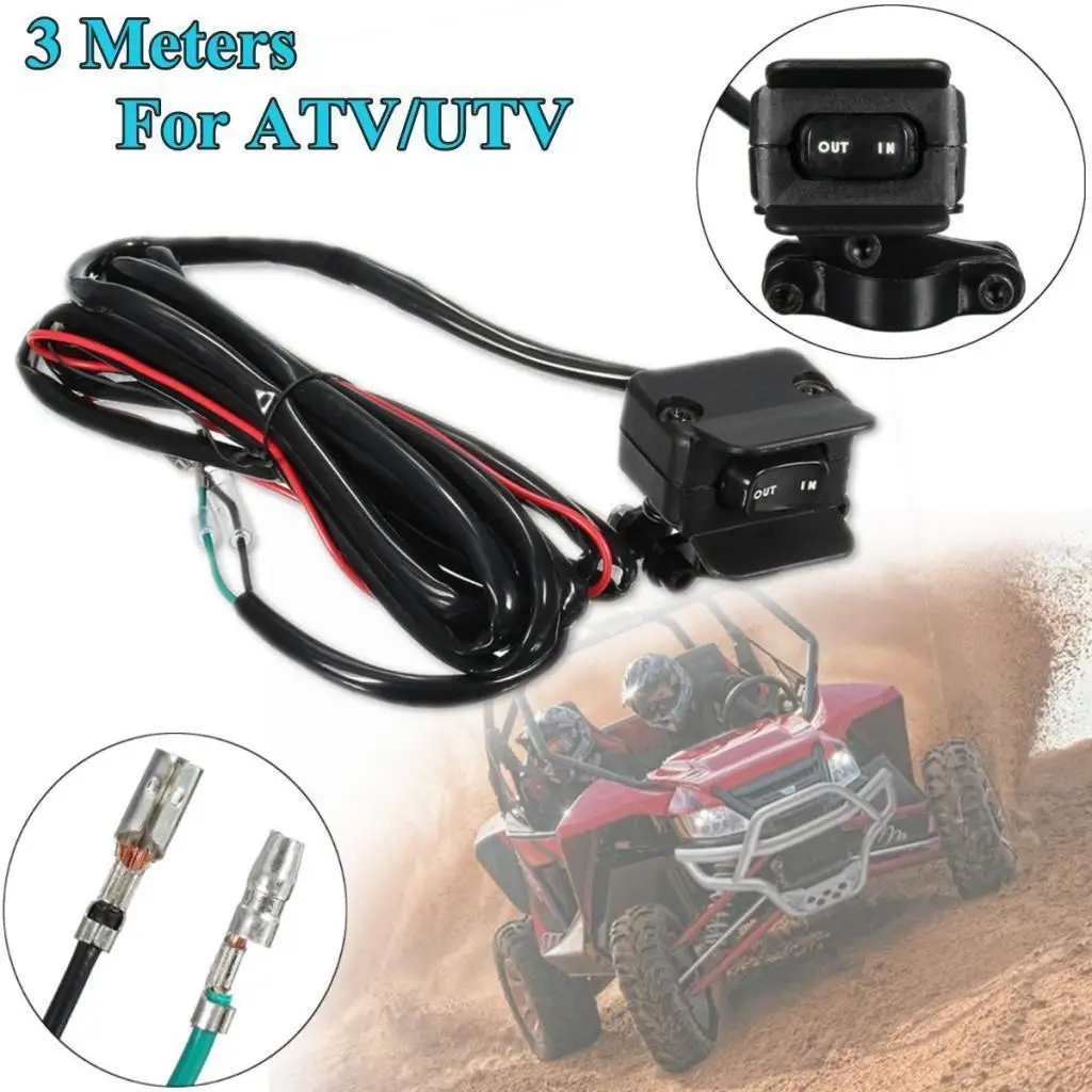 

Высококачественный 3-метровый 12 В кабель управления переключателем лебедки