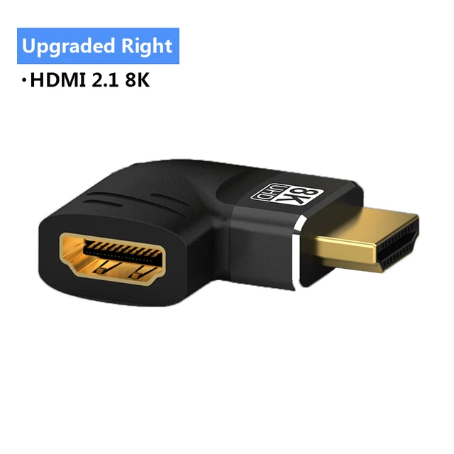 8K Ultra HD HDMI-Compatible Adapter - Mini/Micro to Standard HDMI Male to Female Converter