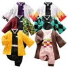 Newborn Halloween Costume Baby Boy Girl Clothes Infant Kids Anime Cosplay Kyuubi Akatsuki Luffy Romper Toddler Jumpsuit 0-18M 1