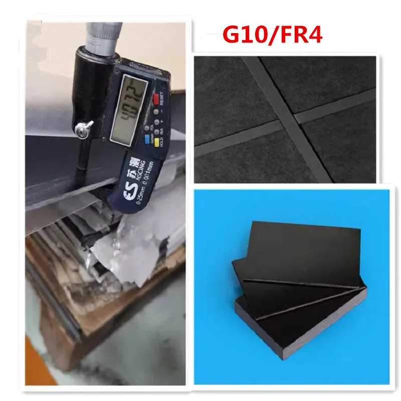 0.5~5mm Thick Black Glassfibre Template Board Sheet G10 Epoxy Glass Fiber FR4 Fibreglass Plate 3D for Antistatic