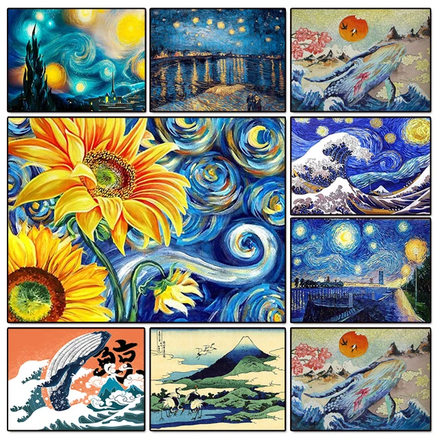 Instarry 5D Diamond Painting Grandi Dimensioni Scenario Della Cascata Paint by Numbers Artigianato per Decorazioni Parete 150x60 cm