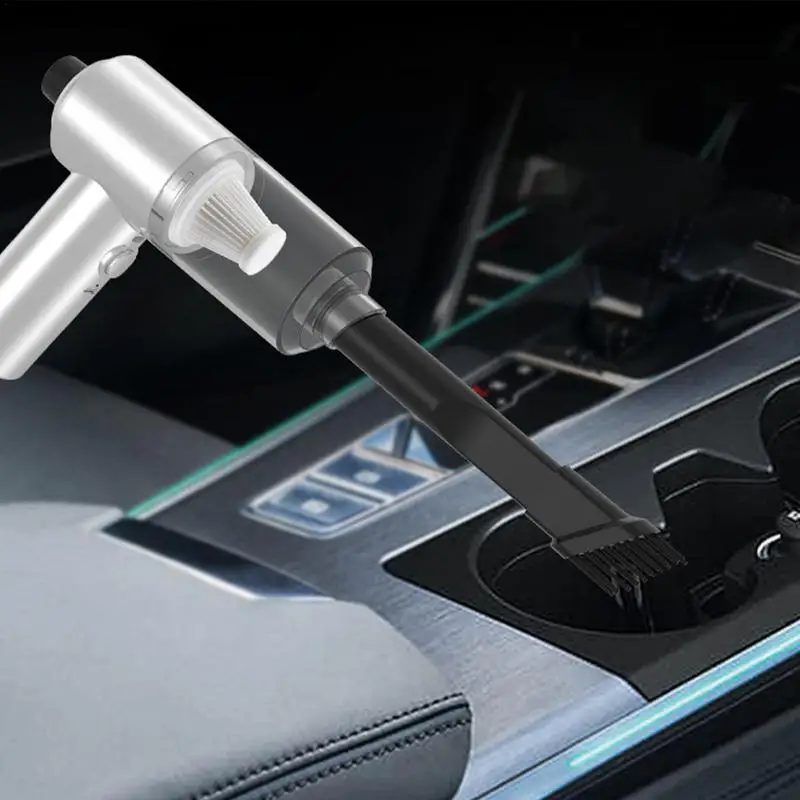 휴대용 자동차 진공 청소기, USB 충전, 2 in 1 흡입 깍지 먼지 송풍기 청소 도구, 자동차 전자 제품