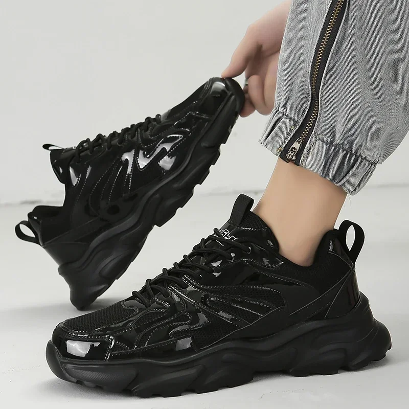 Luxury Golden Men's Sports Shoes 5