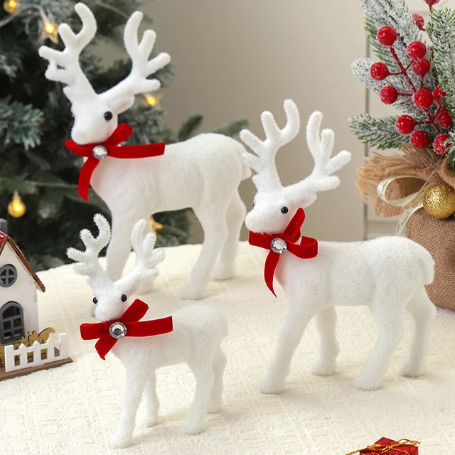 Addobbi Albero di Natale Legno, Addobbi Natale Bambini, 48 pezzi Ciondoli Natalizi, Fai da Te Craft Set Natale con Legno Alce Fiocco di Neve Albero di Natale