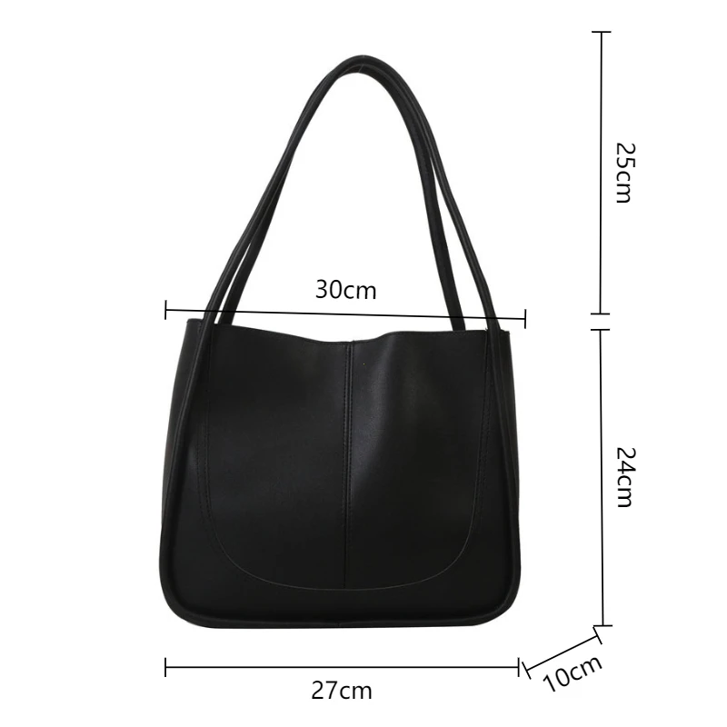 Large Capaci Buet Bag Women's Retro Versatile Single oulder Tote Bag Commuter Bag Soft PU Leather Magnetic Closure Handbag Purse