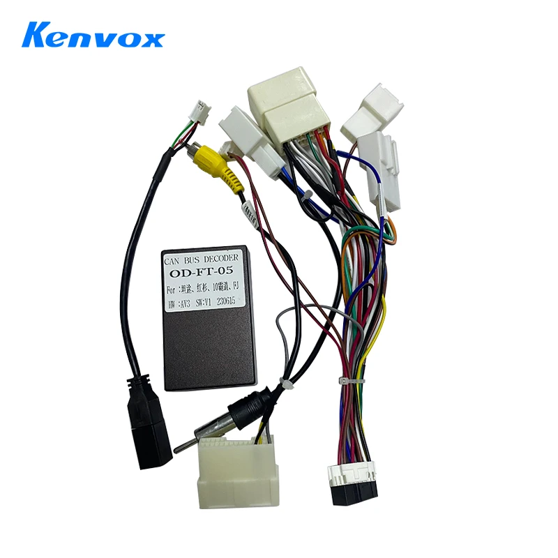 

android Car radio Canbus Box Decoder For Toyota Camry hybrid 2008 JBL 16 pin Wiring Harness Plug Power Cable