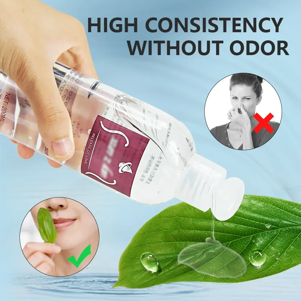 200ML Water-soluble Lubricants Easy To Clean lubricants oil gay anal sex lubricant Vagina massage oil Adult Sex product