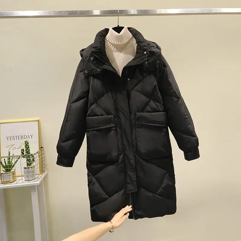 

New Casual Fashion Winter Parkas 2023 Women Thick Jackets Parka Warm Female Cotton Padded Jacket Outwear Women Clothes