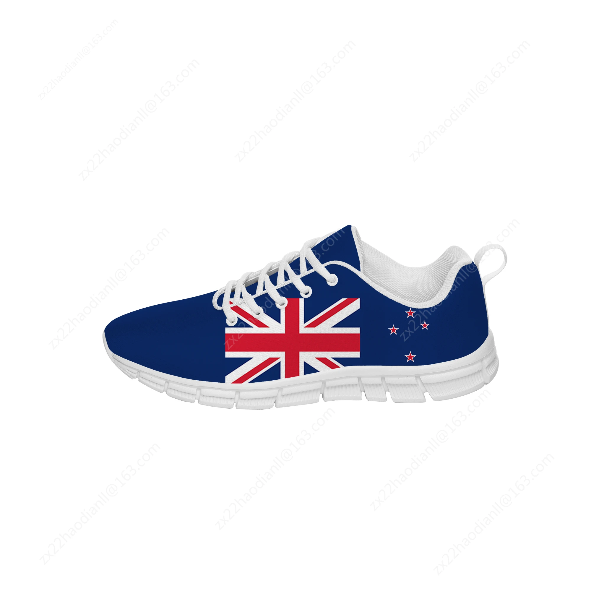 New Zealand Flag Sneakers Mens Womens Teenager Casual Shoes Canvas Running Cloth Shoes 3D Printed Breathable Lightweight shoe