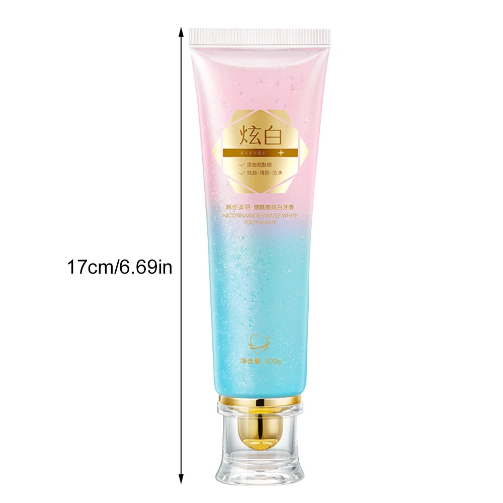 Nicotinamide Bright White Anti-Sensitive Toothpaste Gentle Whitening Toothpaste Remove Stains Plaque Fresh Breath Teeth Care