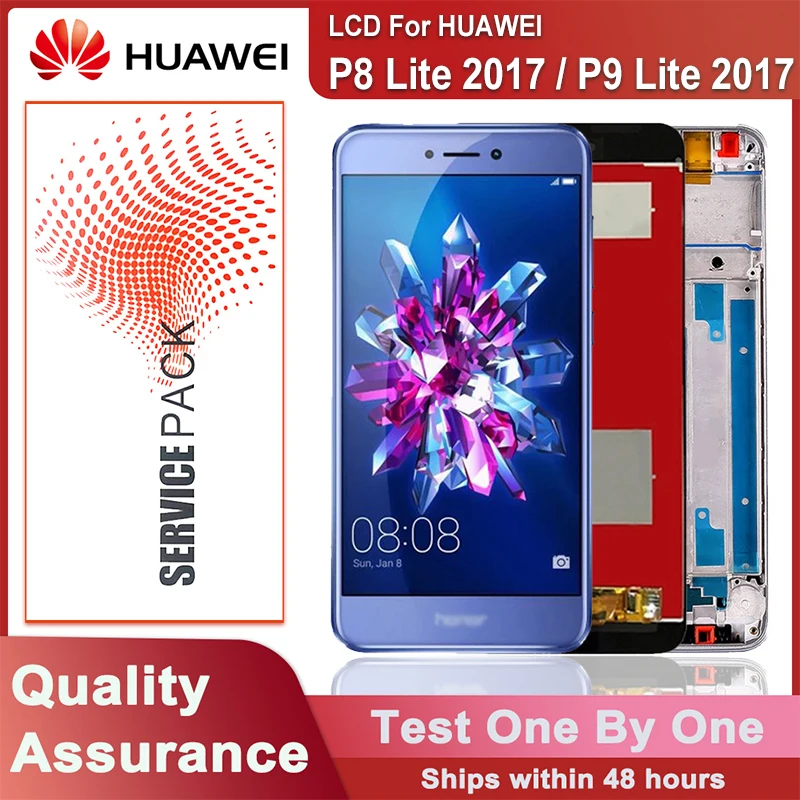 

Original 5.2" IPS LCD display for Huawei P8 Lite 2017 LCD touch screen digitizer assembly For P9 Lite 2017 PRA-LA1 PRA-LX1 LCD