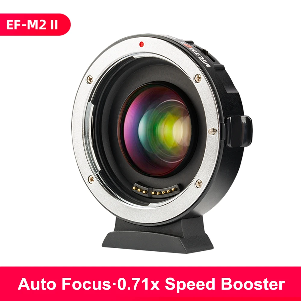 Viltrox EF-M2 ii-リーフレンズ用オートフォーカスアダプター,0.71x