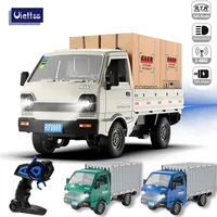 New 1:16 RC CAR Simulation Drift Climbing Truck LED Light Haul Cargo Remote Control Electric Toys For Children VS D12 1