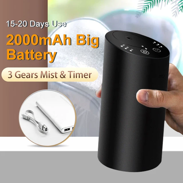 Diffuseur d'arômes de voiture portable, diffuseur d'huiles essentielles rechargeable, diffuseur de parfum d'ambiance électrique pour la maison et la chambre 1