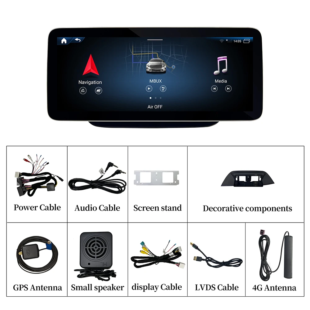 Mercedes GLA-Klasse X156 12,3'' Bildschirm-Upgrade NTG 5.1/5.2 Apple CarPlay Wireless Android Auto Spiegelung Vollbild Android App Int – Detail 15