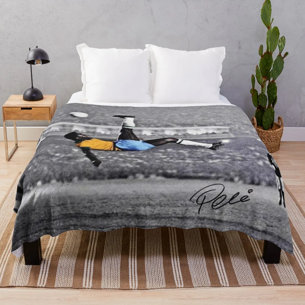 

pele retro Throw Blanket Summer Decorative Sofa Blankets