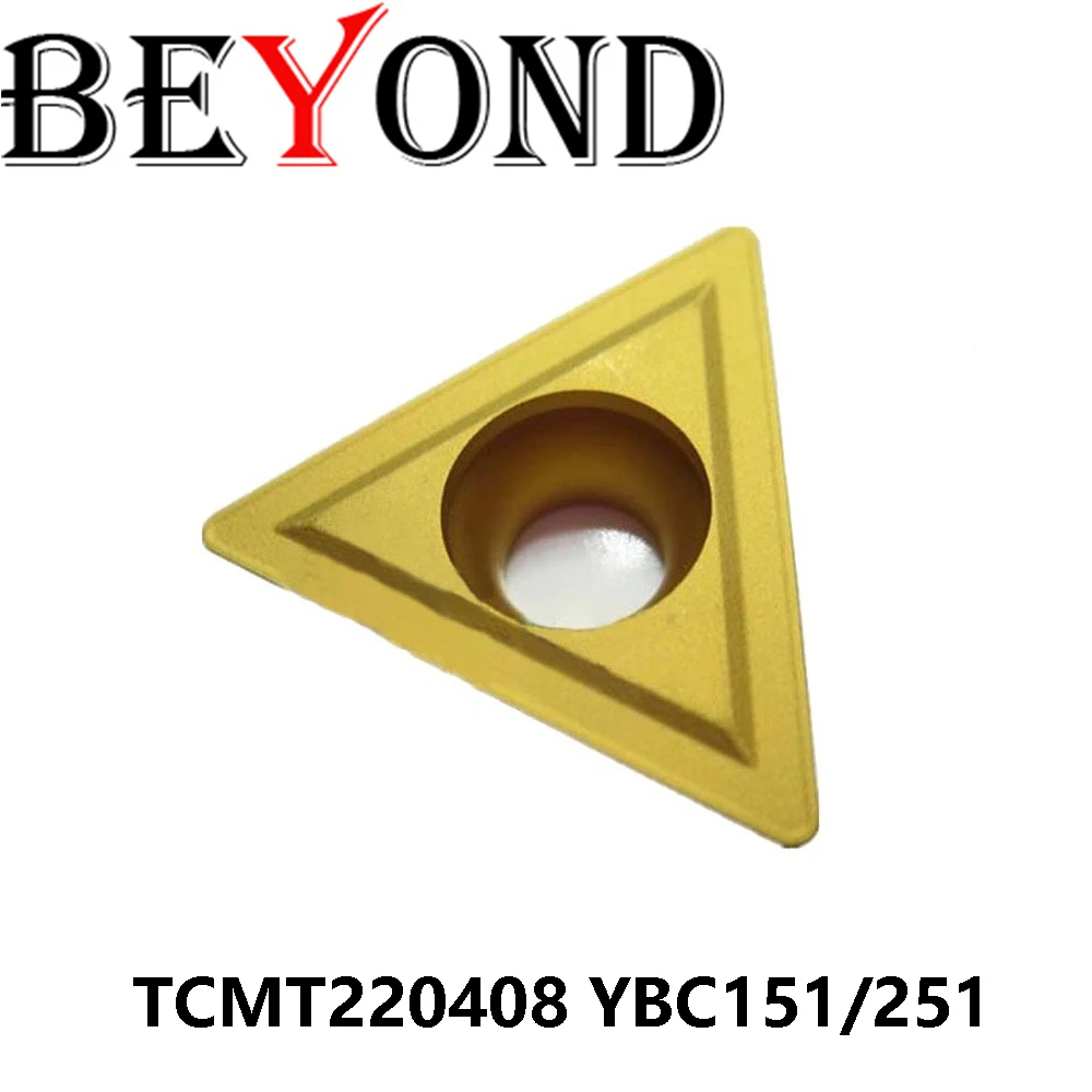 

100% Original TCMT220408 YBC151 YBC251 Cutter Machine Tools CNC Inserts TCMT Turning Carbide BEYOND Metal Lathe Processing Steel