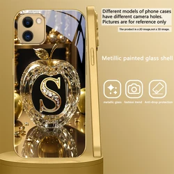 Luxurious Gold Glass Phone Case - Galaxy A21s (JS - SMJ42509061)