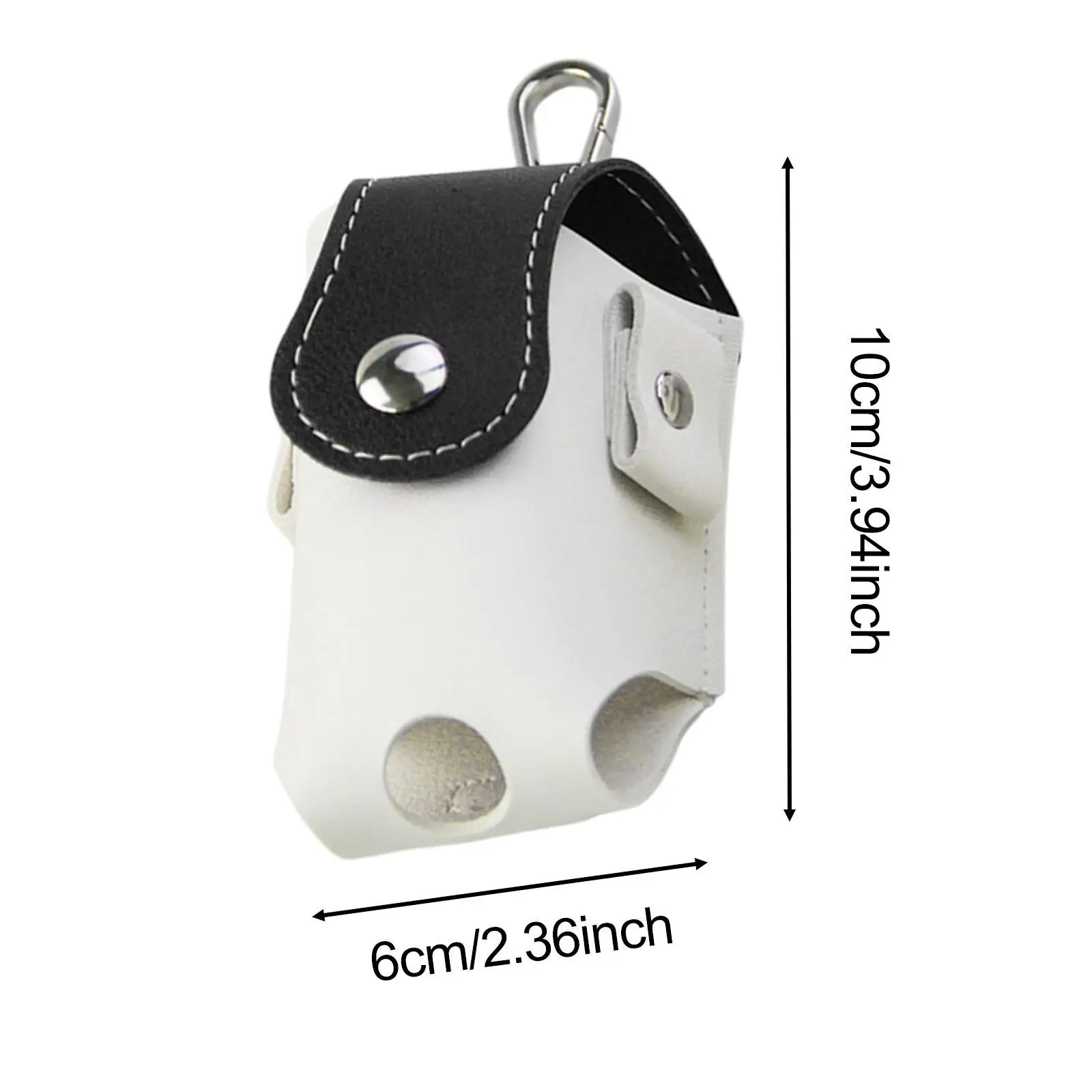 Golf Ball Pouch Bag Resistant PU Small Pocket Carrier Pouch Container Golf Ball