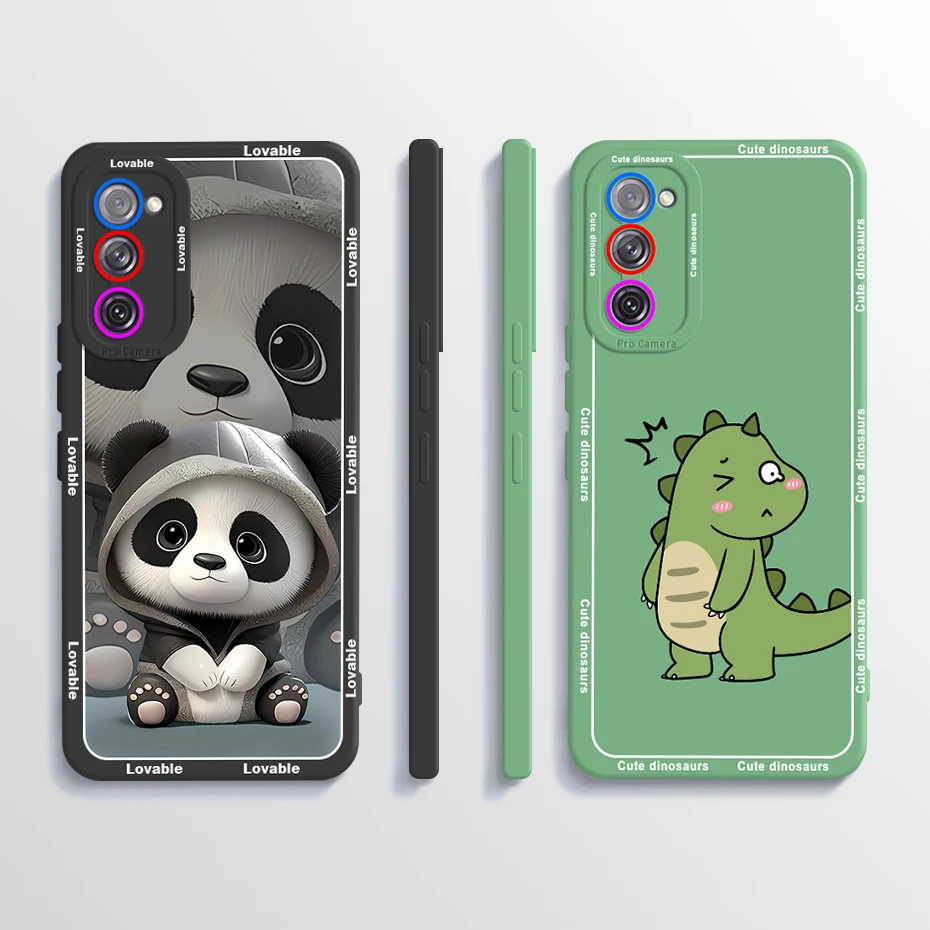 Per Samsung S20 Fe Custodia Nuova Cover Per Samsung Galaxy S20 Fe S20Fe Panda Custodia Morbida In Silicone Liquido S20 Fe 4G 5G 2022 Fundas