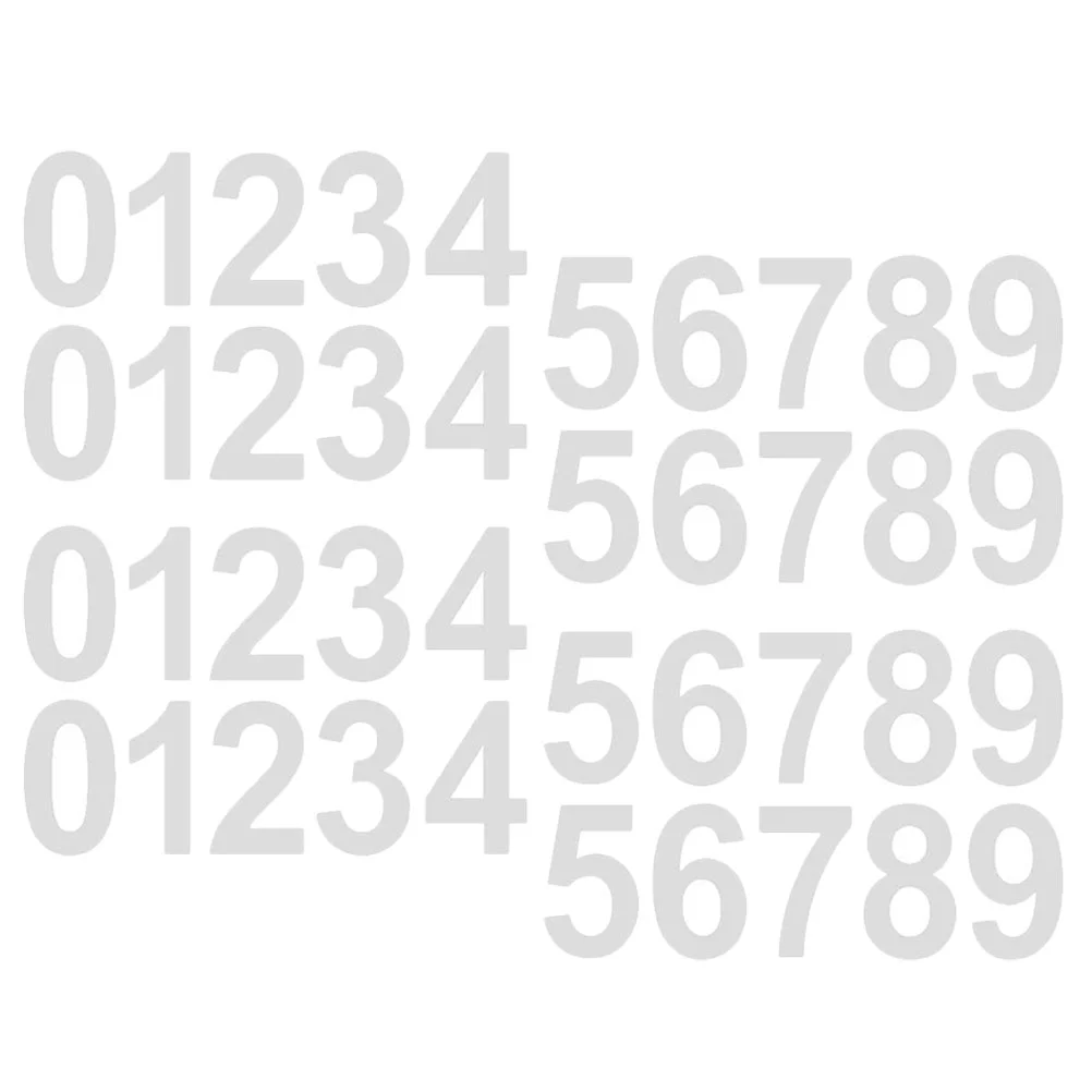 

Reflective Mailbox Numbers Stickers Self Adhesive Mailbox Numbers Decals
