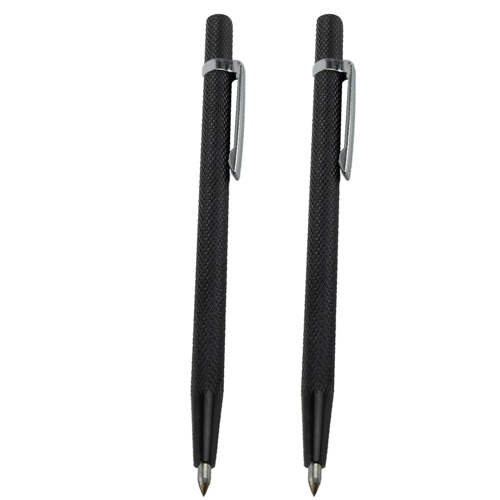

2pcs Glass Cutting Tool Scriber Pen Tungsten Carbide Tip Marking Engraving Pen Ceramic Wood Carving Hand Tools