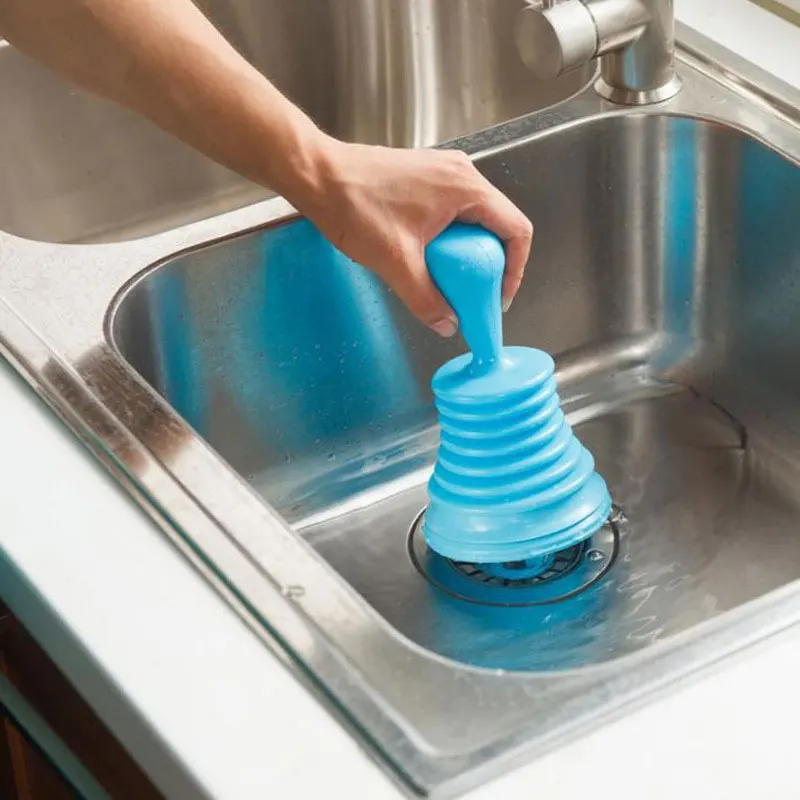 Pipeline Dredge Suction Cup Drain Cleaners Toilet Plungers Press Cleaning Sink Drain Pipe Tool