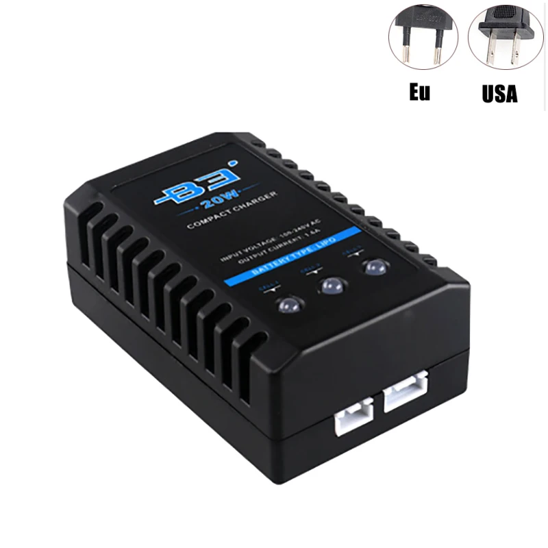 Imax Rc B3 20W Kompaktowa Ładowarka Do 2S-3S 7.4V -11.1V Bateria Litowa Lipo Wysokiej Jakości Długa Żywotność