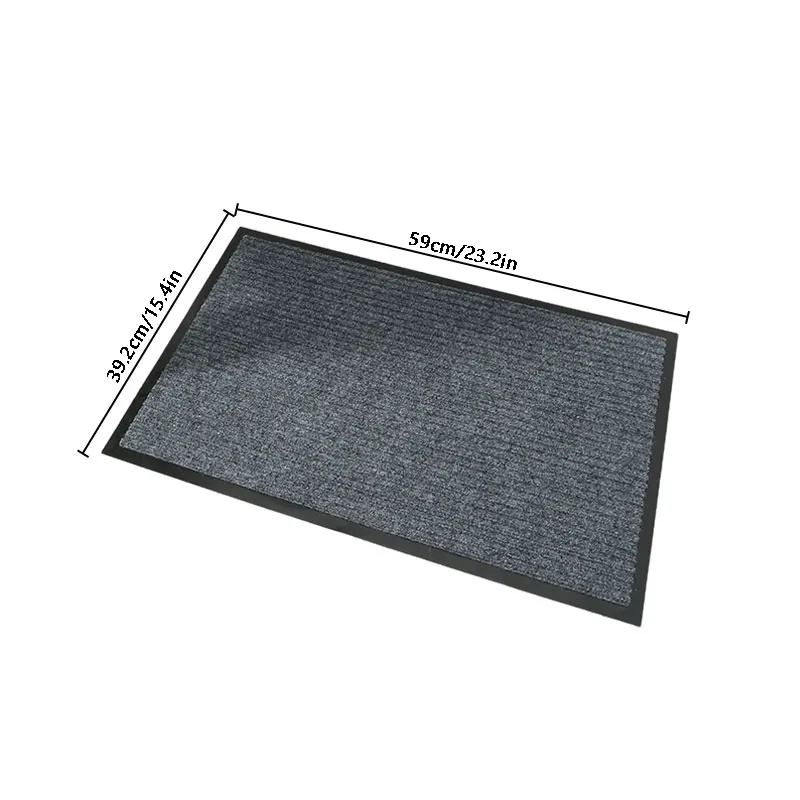 Double Stripe Entry Carpet Office Home Kitchen Bathroom Non-Slip PVC Pad Carpet floor mat non slip mat carpet mat fun doormat door mat