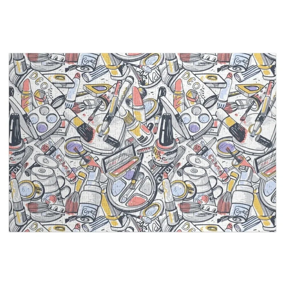 

Жизнь с макияжем-для макияжа и любителей макияжа, головоломка, подарки на заказ, игрушки для малышей, головоломка на заказ