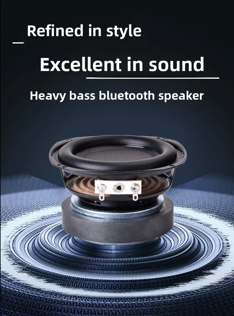 Subwoofer-Lautsprecher 3 Zoll 20-Kern 8 Ohm 20 Watt 3 Zoll Externer Magnet Gummikante Bluetooth-Einheit – Detail 1