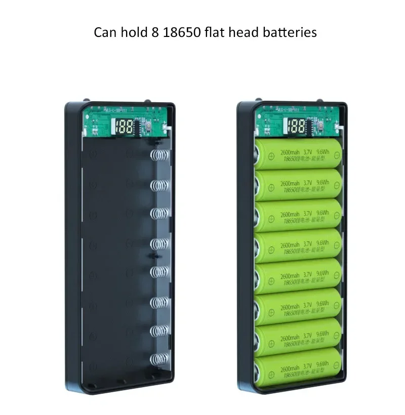 18650 Battery Power Bank Case for iPhone Xiaomi power bank case