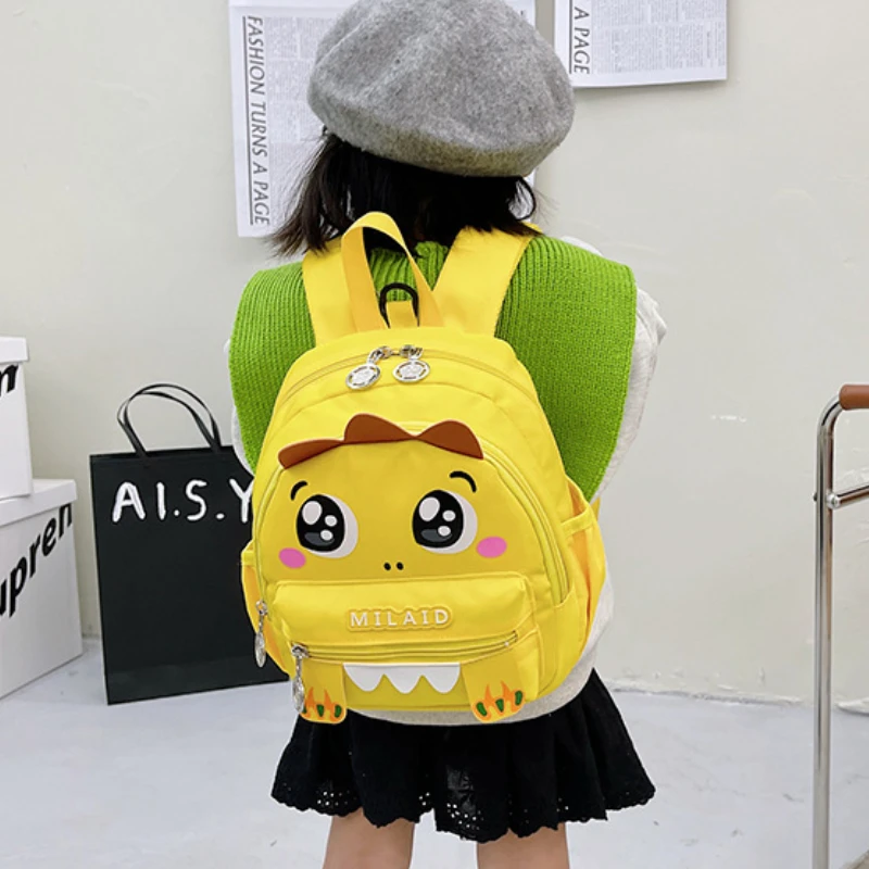 2022 New Girls Boys Small Schoolbags Cute Dinosaur Anti Lost Children Cartoon Backpacks Korean Fashion Out Kids Baby Snack Bag