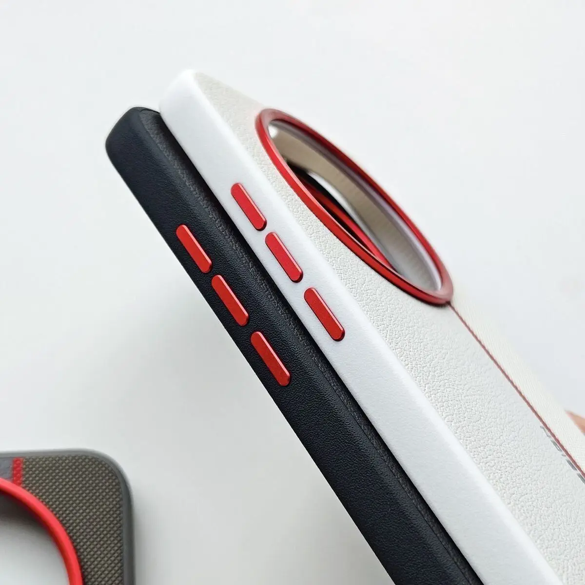 Fashionable Hard PU Leather Protective Back Cover Case